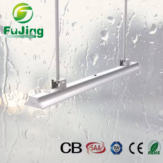 작업장 창고를 위한 높은 루멘 높은 만 선형 빛 120W 4FT LED 높은 만 빛